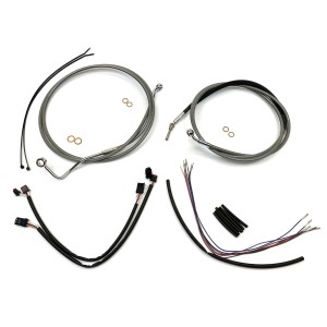XR Stainless Handlebar Installation Kit 12"-14" Apes