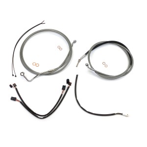 XR Stainless Handlebar Installation Kit 15" - 17" Apes