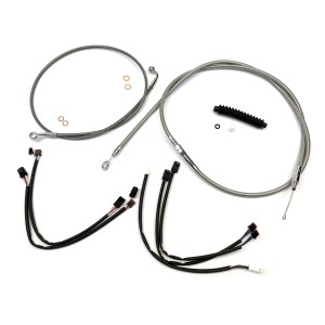 XR Stainless Handlebar Installation Kit 15" - 17" Apes