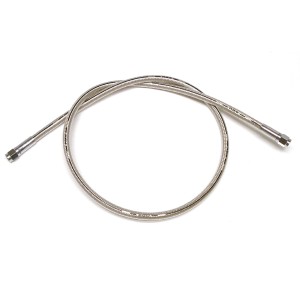Polished Stainless Braided 46" ABS Universal DOT Brake Line