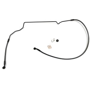 Black Pearl Indian Scout ABS DOT Lower Brake Line