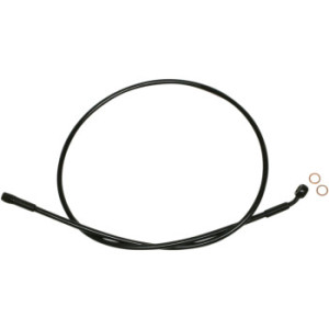 XR OE Style Black ABS Upper Brake Line w/Black Fittings