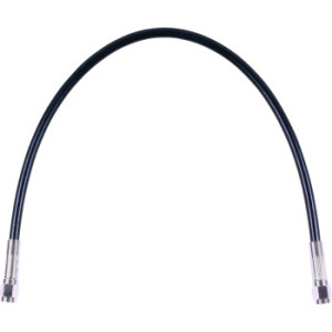 50" XR Universal Brake Line Black w Chrome Fittings