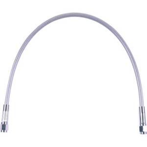 72" XR Universal Brake Line Stainless w Chrome Fittings