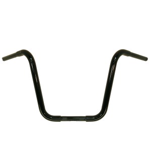 Caliber Ape Hanger Style Handlebar - Black 12"