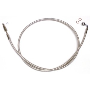 58" Polished Stainless Hydraulic Clutch - 90° 10mm