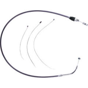 XR OE Style Black w/Chrome Fittings Quick Connect Upper Clutch Cable