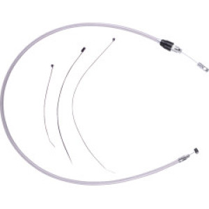 Polished Stainless Quick Connect Upper Clutch Cable