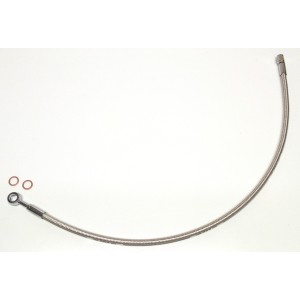 14" Polished Stainless Designer Upper DOT Brake 180° 10mm