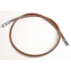 Copper Canyon Braided 58" Universal DOT Brake Line - Chrome Fittings