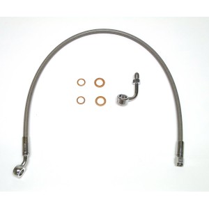 XR Stainless Non-ABS 33" Trike Upper Brake Line w/Adapter 35° 10mm
