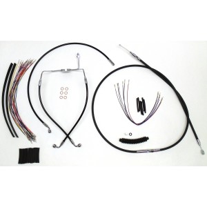 XR OE Style Black Handlebar Installation Kit 12"-14" Apes