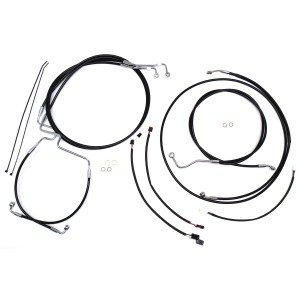 XR OE Style Black Handlebar Installation Kit 12"-14" Apes
