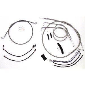 XR Stainless Handlebar Installation Kit 15"-17" Apes