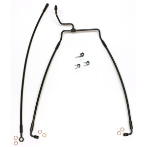 XR Black Coated ‘14-23 FLHX Non-ABS Brake Kit w/ Black Fittings