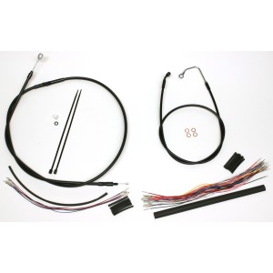 XR OE Style Black w/Black Fittings Handlebar Kit 12" - 14" Apes