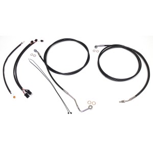 XR OE Style Black w/Chrome Fittings Handlebar Kit 12" - 14" Apes