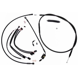 XR OE Style Black w/Black Fittings Handlebar Kit 12" - 14" Apes