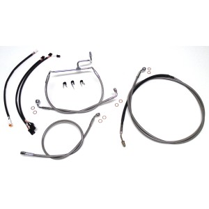 XR Stainless Handlebar Installation Kit 15" - 17" Apes
