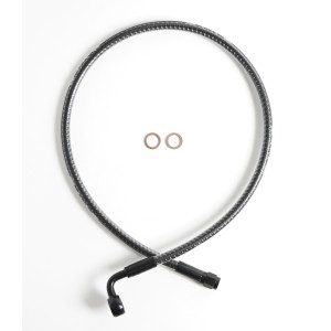 37" KARBONFIBR Designer Upper DOT Brake 90° 10mm
