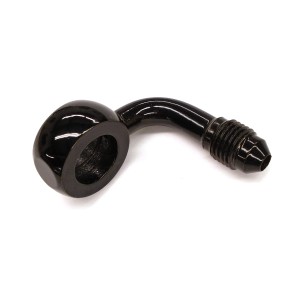 Black AN3 Banjo 90° 7/16"