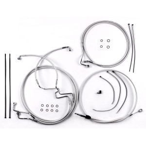 Sterling Chromite II Touring Designer Handlebar Installation Kit 10" Rise