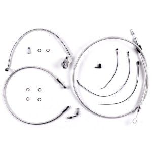 取寄せ XRハンドルバーインストールキット マグナム Control Cable Kit - XR - Stainless Steel 589441 #DRAG #06620351 取寄せ XRハンドルバーインストールキット マグナム MAGNUM SHIELDING