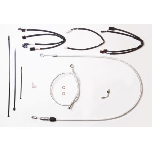 Sterling Chromite II Softail Handlebar Installation Kit w/ Quick Connect Clutch for 15"-17" Apes