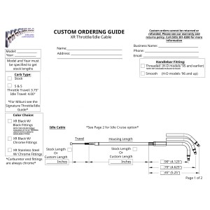 Custom Idle XR Cable