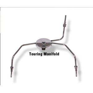 BYO® Chrome Manifold 08-13 Touring Non-ABS