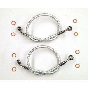 E-Z Align Single Disc Braided DOT Brake Lines