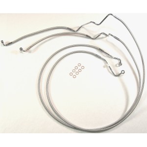Polished Stainless Designer ABS Lower DOT Brake 2014-2023 Touring