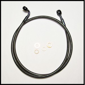 40" Black Pearl E-Z Align Single Front Brake 180° 7/16"