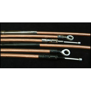 Copper Canyon Non-ABS Designer Dual Disc Lower DOT Brake Line