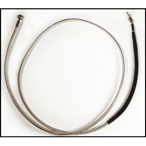 78" Polished Stainless Hydraulic Clutch ’17-‘20 /90° 10mm
