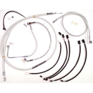 Sterling Chromite II Softail Handlebar Installation Kit 18"-20" Ape Hangers