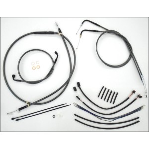 Black Pearl Sportster Handlebar Installation Kit - 14" -16" Apes