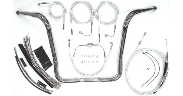 12“ Bagger Style Handlebar w/ ABS Install Kit|Touring ’08-‘13
