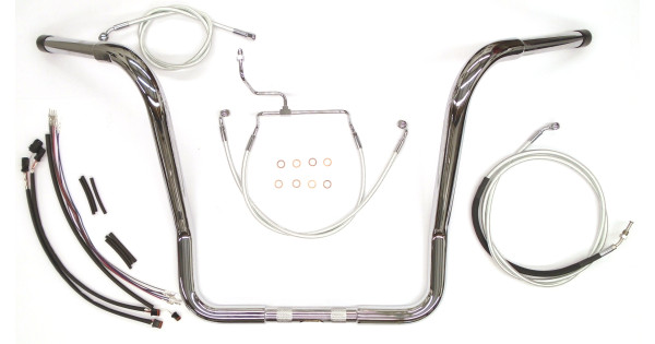 16“ Bagger Style Handlebar w/ Non-ABS Install Kit|Touring ’14-‘15