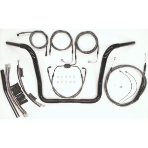 16” Black Pearl Caliber Bagger Bar w/Installation Kitit